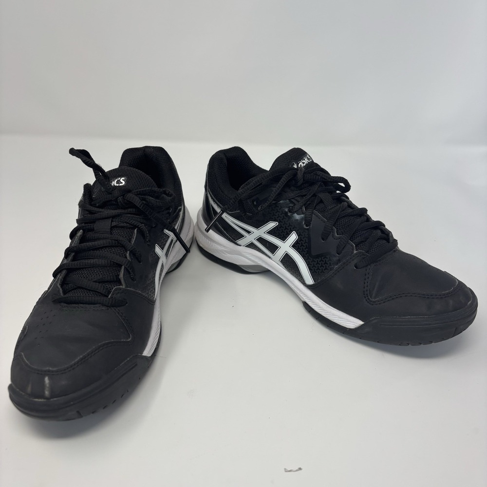 Asics Gel-Dedicate 7 Black Size 7.5 Sneaker Athletic Shoes